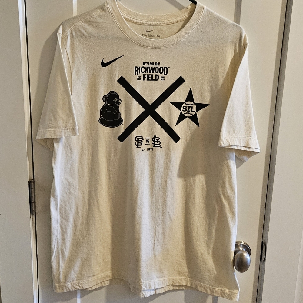 Nike Tee San Francisco Giants Rickwood Classic Legend T-Shirt - Cream - Large